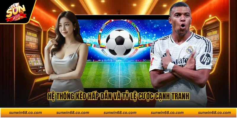 Hệ thống kèo hấp dẫn và tỷ lệ cược cạnh tranh